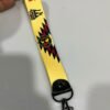 Llavero Personalizado Sublimado Un lado Lanyard para las Llaves Lanyer herraje perico negro y cubre dobladillo zanthy shoes subli santhy