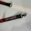 Llavero Personalizado Sublimado Un lado Lanyard para las Llaves Lanyer herraje perico negro y cubre dobladillo zanthy shoes subli santhy