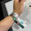 Pulseras vip de Tela con broche ahorcador Personalizadas Logo, Marca, Campaña, Xv, Boda, Eventos zanthy shoes subli santhy