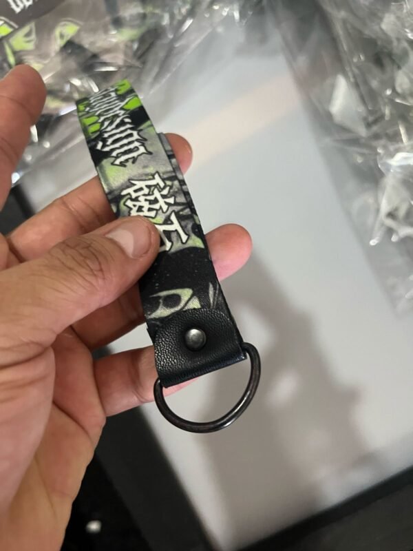 Llavero Personalizado Sublimado Lanyard para las Llaves Lanyer media luna negra y cubre dobladillo zanthy shoes subli santhy