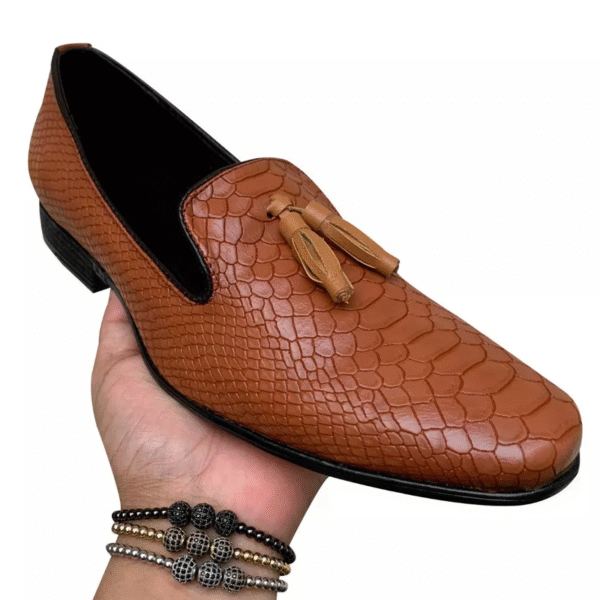 Zapato zanthy shoes slipper miel modelo 06 loafer mocasin calzado para caballero estilo vestir