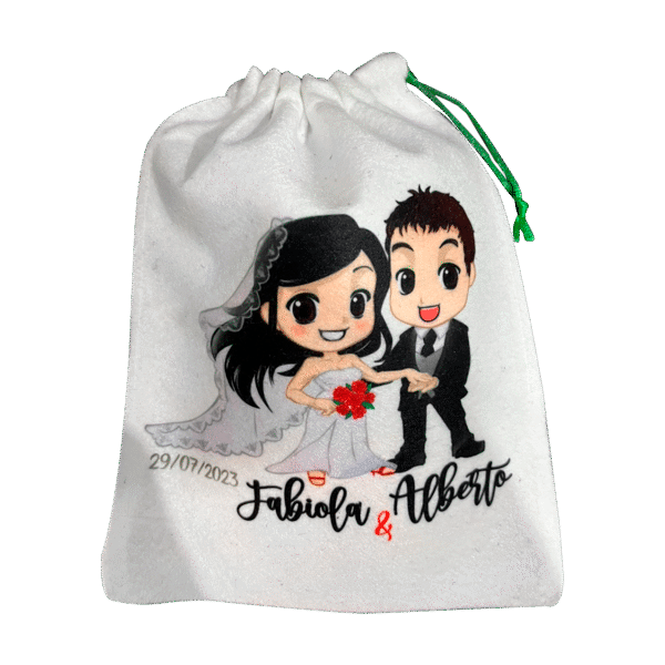 Morralito Costalito Dulceros Personalizados Fiesta Bodas zanthy shoes subli santhy
