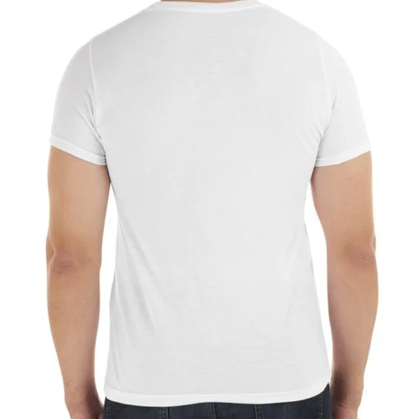 Playera Blanca de Caballero Para Sublimar Poliester zanthy shoes subli santhy