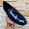 Zapato zanthy shoes slipper charol marino modelo 02 loafer mocasin calzado para caballero estilo vestir