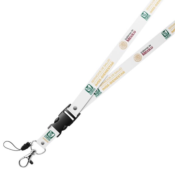 Porta Gafete Lanyard Imss Bienestar Portagafete Portacredencial