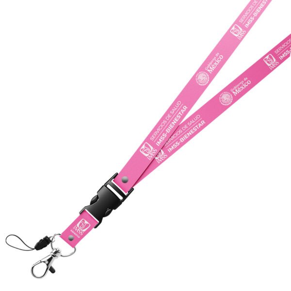 Porta Gafete Lanyard Imss Bienestar Portagafete Portacredencial