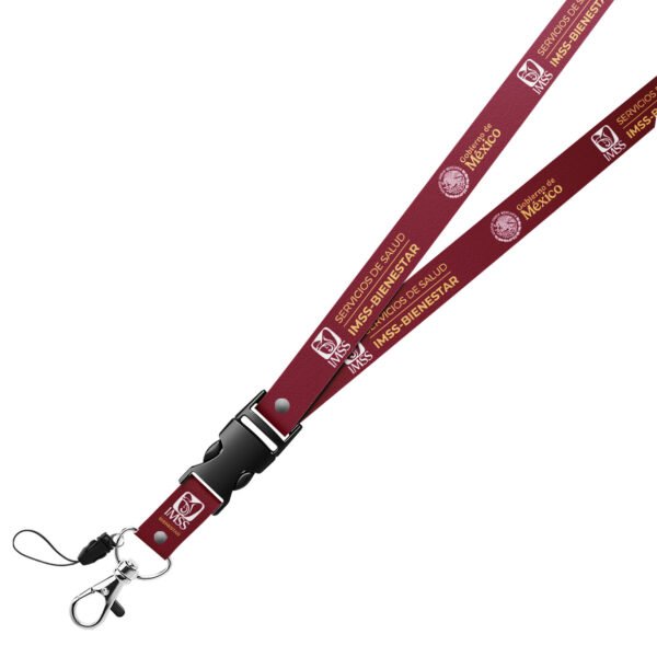 Porta Gafete Lanyard Imss Bienestar Portagafete Portacredencial