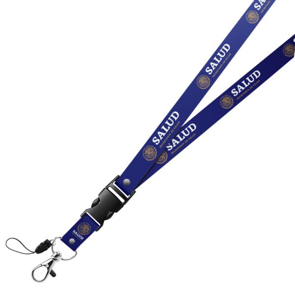 Porta Gafete Lanyard Secretaria de Salud Portagafete Portacredencial