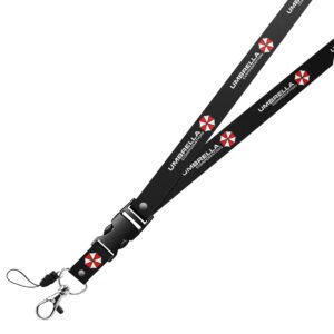 Porta Gafete Lanyard Umbrella Portagafete Portacredencial Paraguas Sombrilla